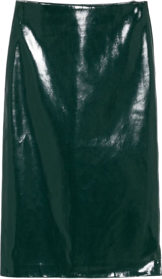 032C Samantha faux leather skirt