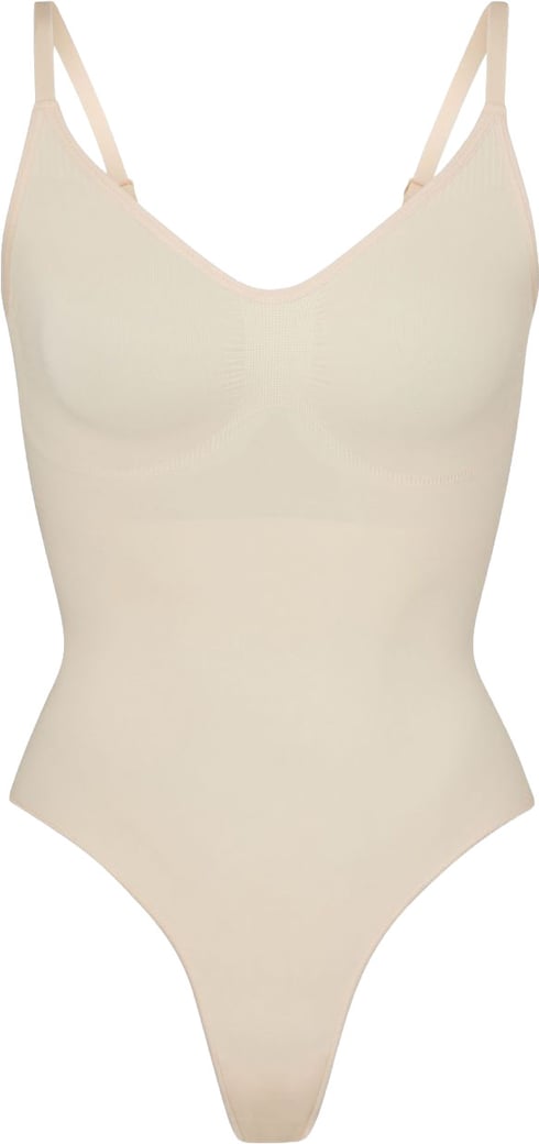 032C Seamless thong bodysuit