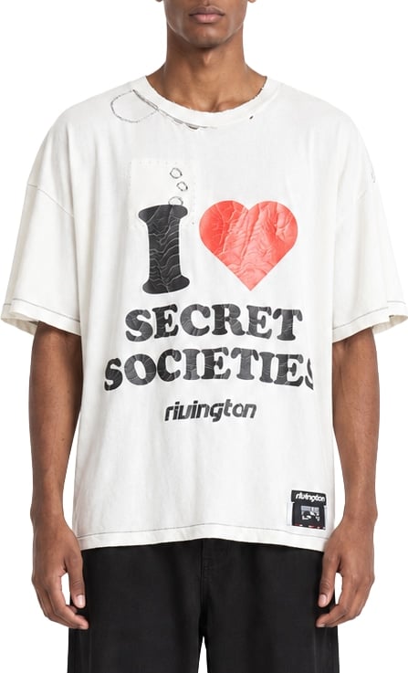 Secret societies Tyler tee max white