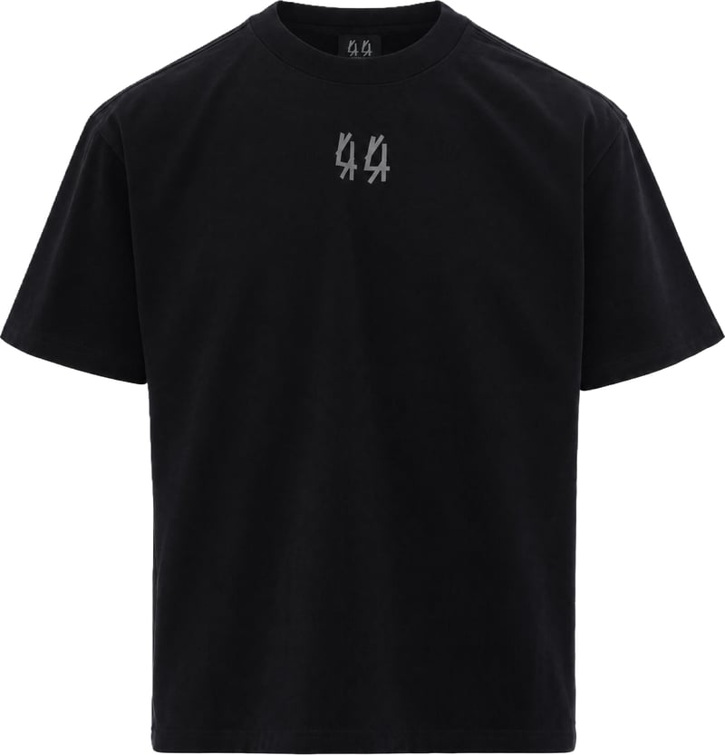 T-Shirts And Polos Black Classic 44 Solid Dark Sa