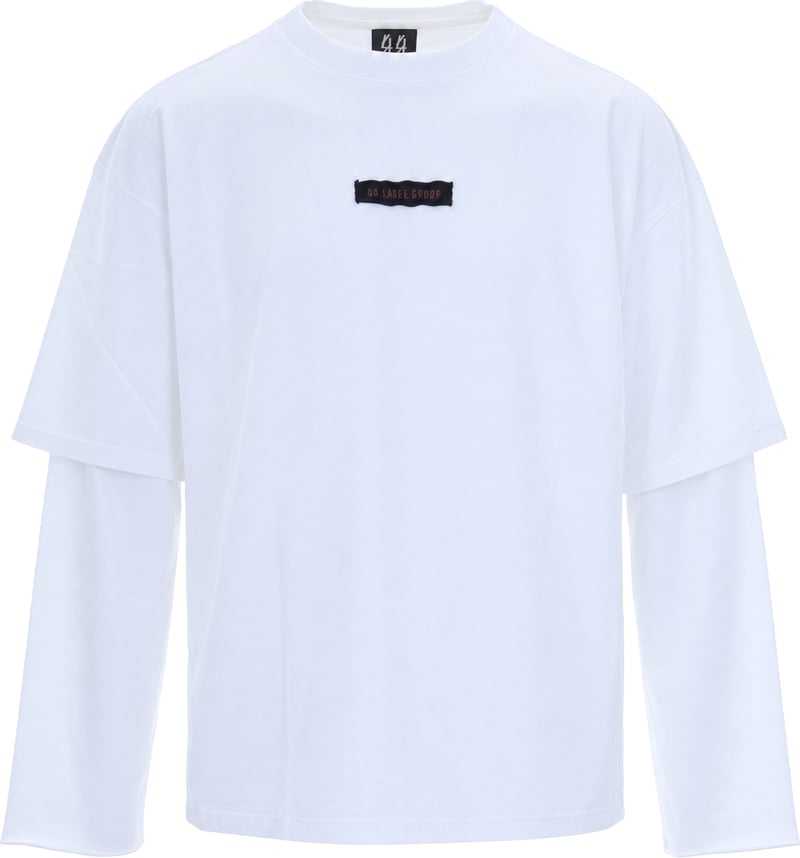 T-Shirts And Polos Optical White Lotto Patch Blac