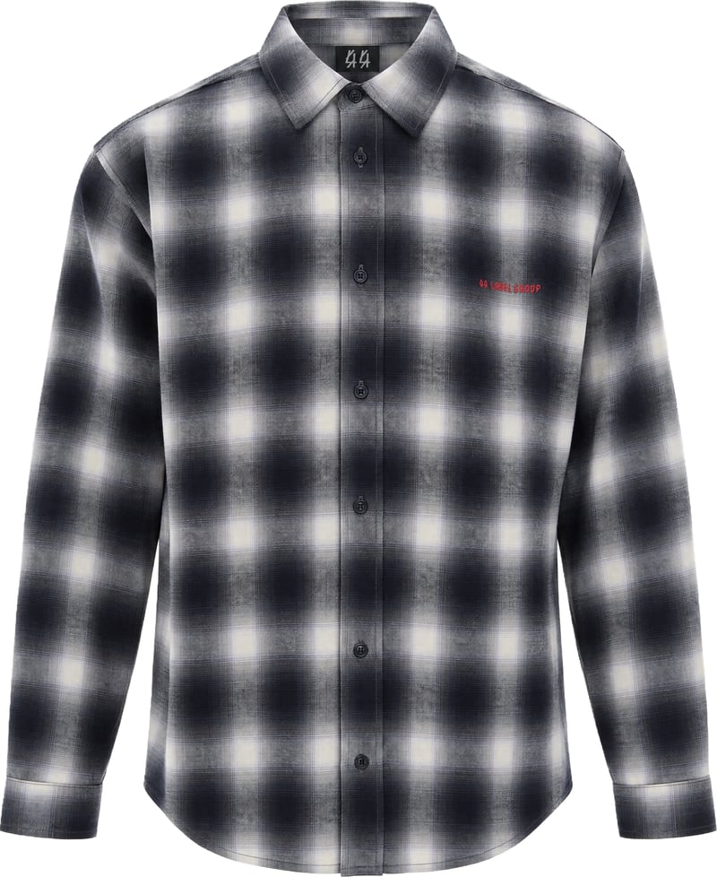 Shirts Gray Dark Red Patch