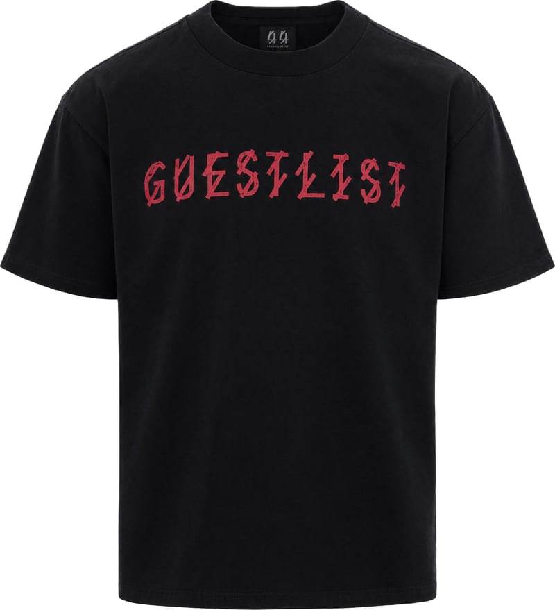 T-Shirts And Polos Black Guestlist Red