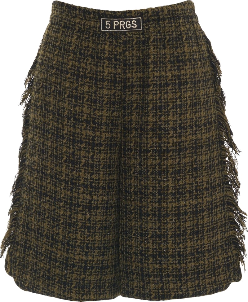 Shorts with fringe details