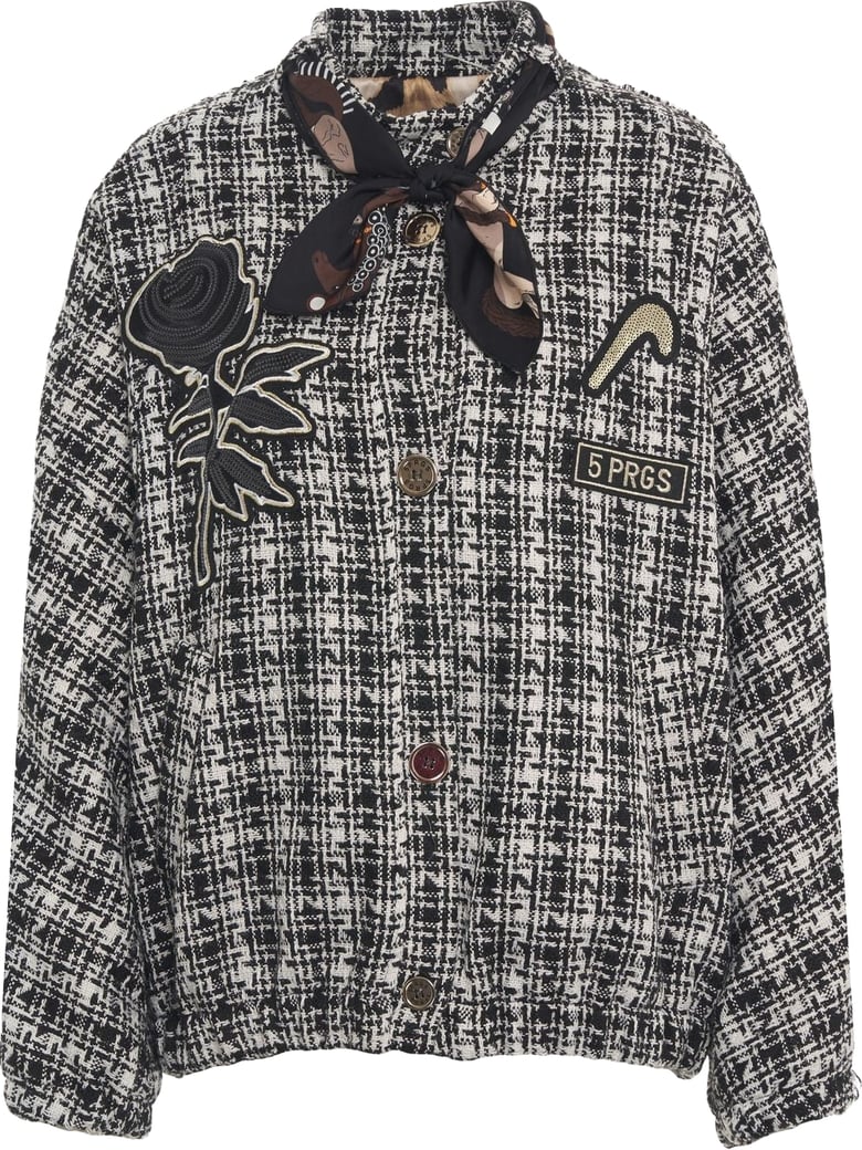 Jacket with decorative applications