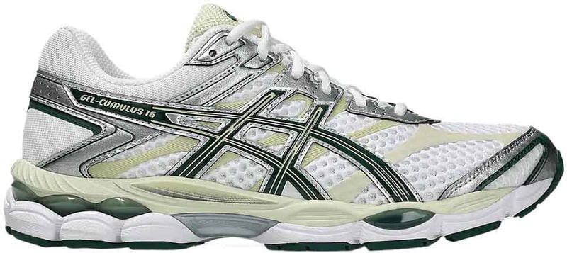 asics gel cumulus 16 mesh blanc argent