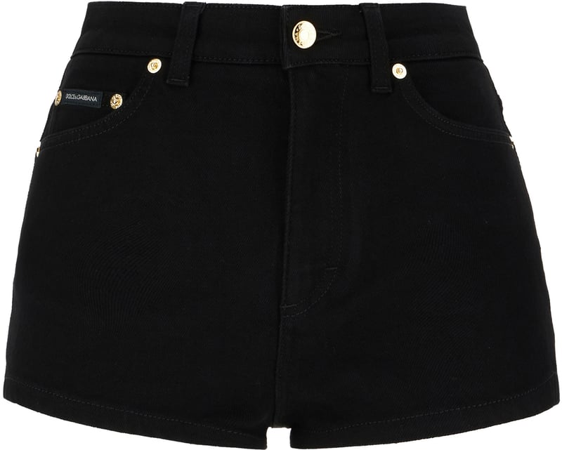 Dolce & Gabbana Black denim shorts