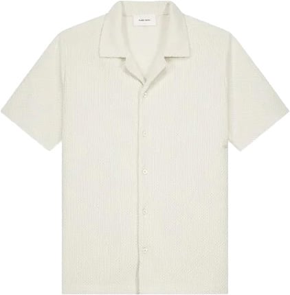Honeycomb Shirt ecru 26010206