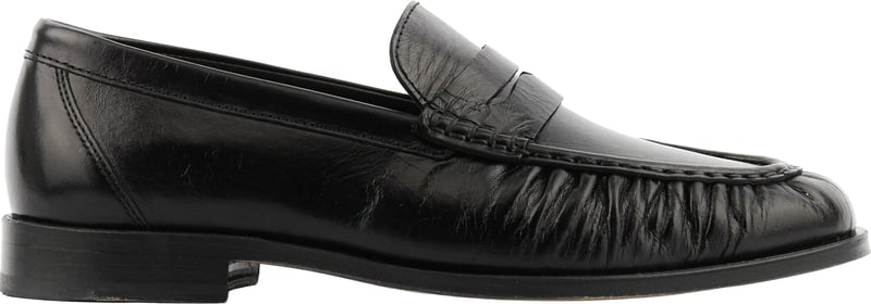 Penny Loafer Wrinkle Black