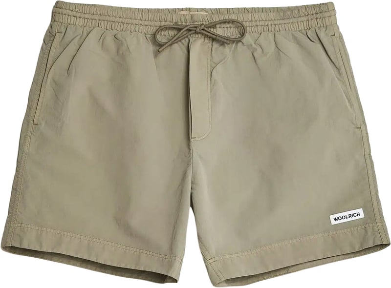 Solid Swim Shorts Smokey Olive
