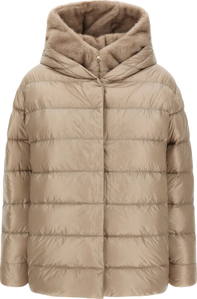 Padded Down Jacket Nude