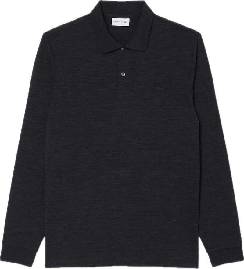 polo lange mouwen donkergrijs