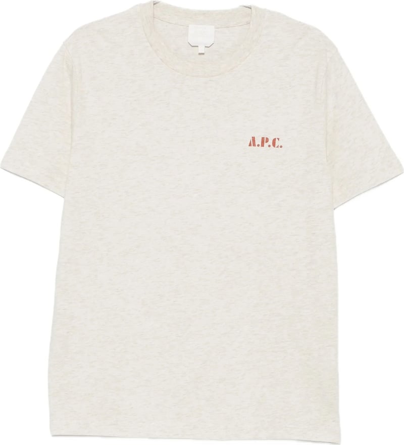 t-shirt ecru chine