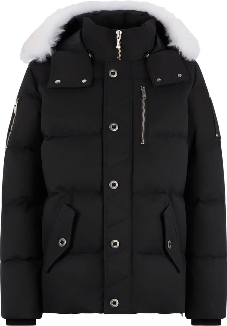 3Q Jacket Natural Shearling Black