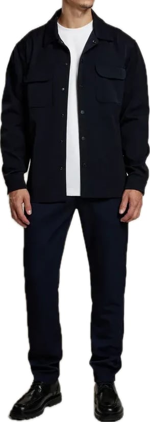 albano shirt blauw
