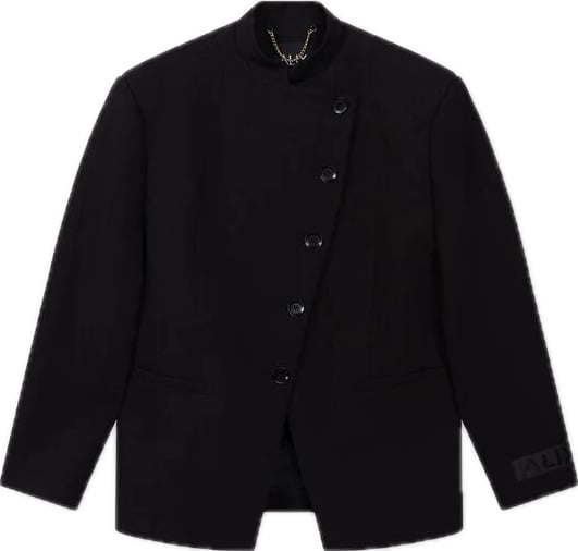 gilet zwart met knopen