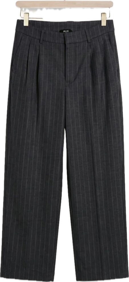 broek grijs met strepen