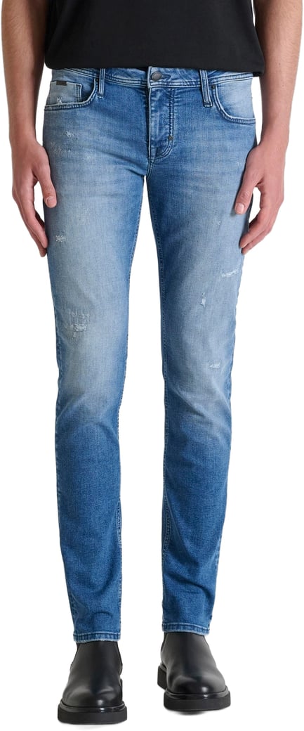 Ozzy Tapered Fit Blue Denim W12108