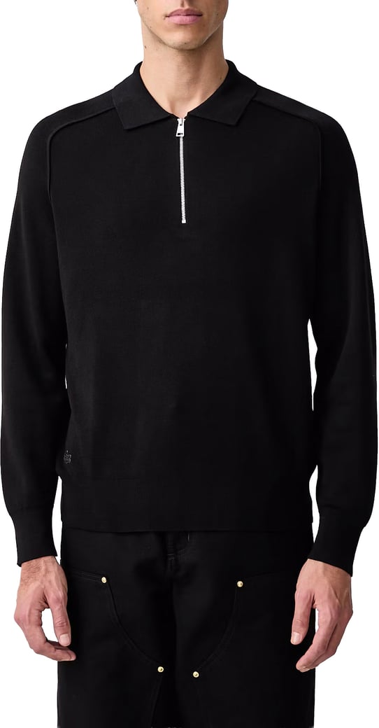 zip up zwart