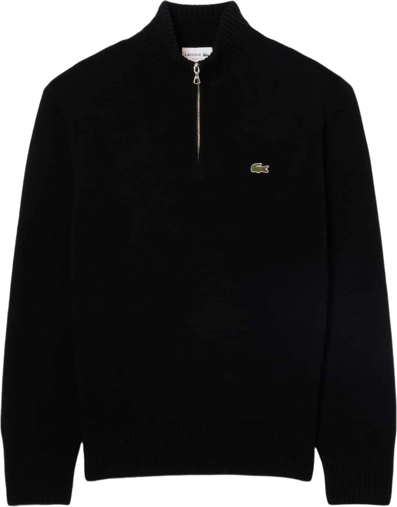zwarte half zip sweater