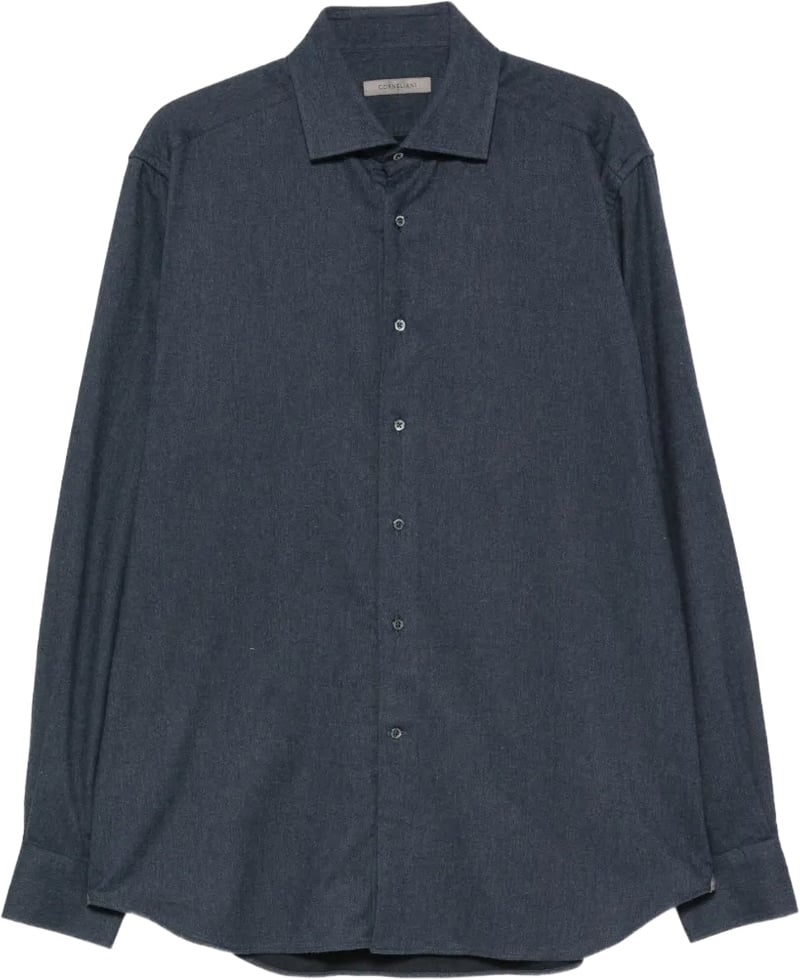 flannel shirt blue