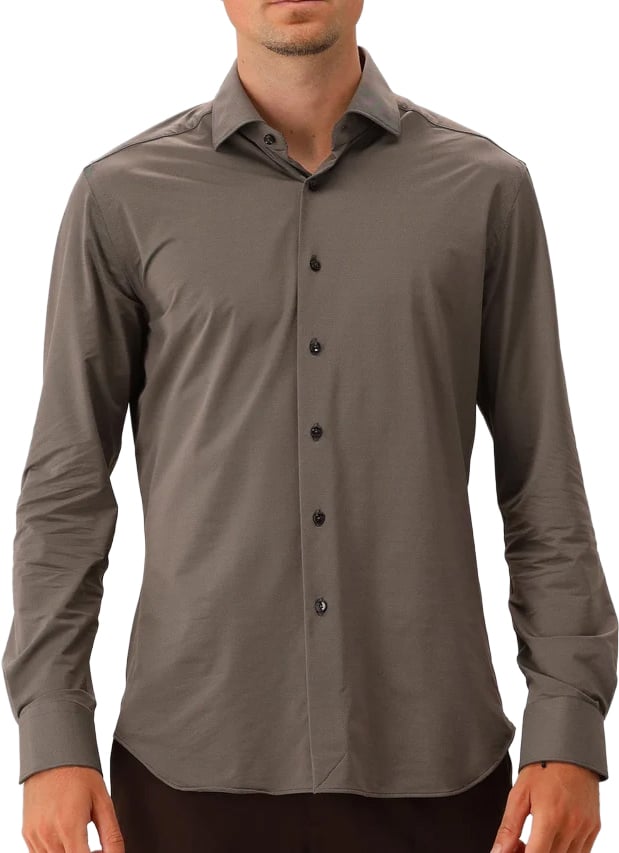 Overhemd taupe