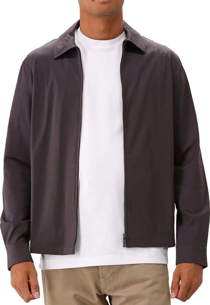 Supima zip overshirt