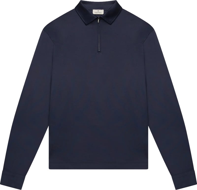 Supima zippolo ls navy