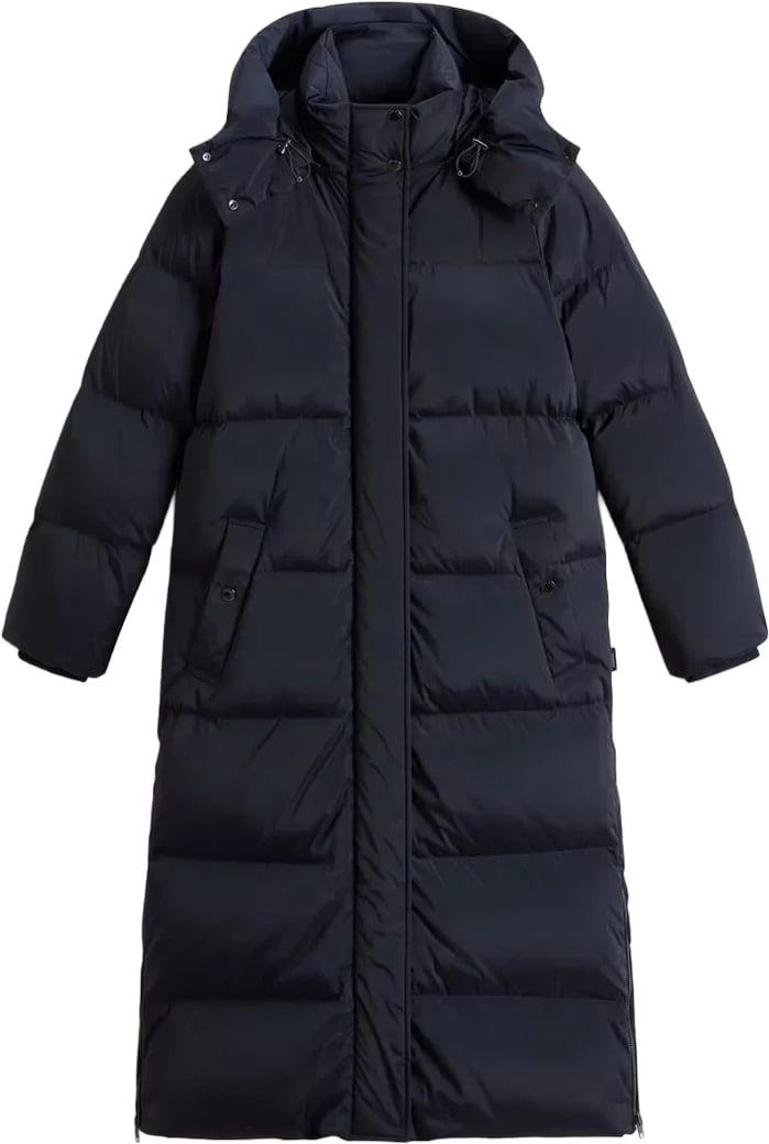 Kelly Long Parka Melton Blue