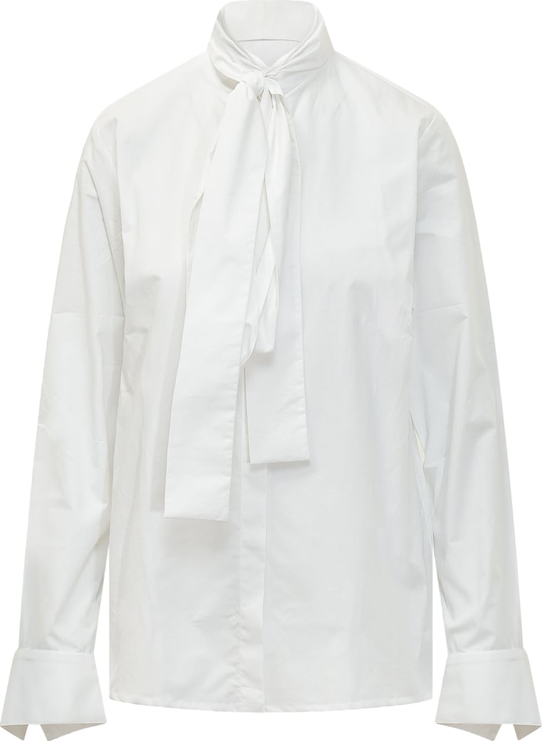 Camicia in Popeline con Fiocco