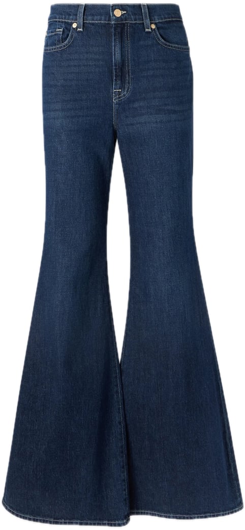jeans blue retro flare