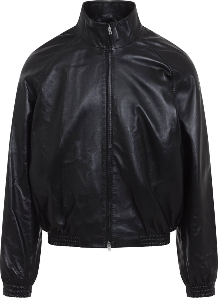Acne Studios Leather Bomber Jacket