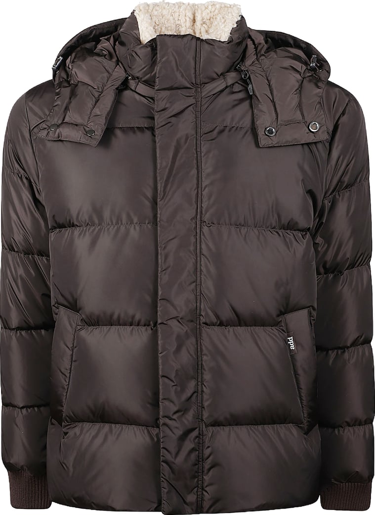 Gloss Down Jacket Brown