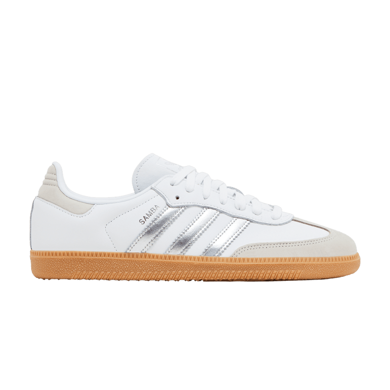 adidas Samba OG White Silver Metallic Grey (Women's)