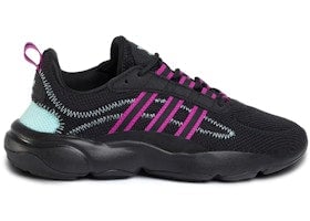 adidas Haiwee Black Vivid Pink Clear Aqua (Women's)