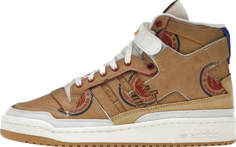 Eric Emanuel x adidas Forum 84 High 'McDonald's All-American - Paper Bag' - Size 44 2/3 (ARCHIVE)
