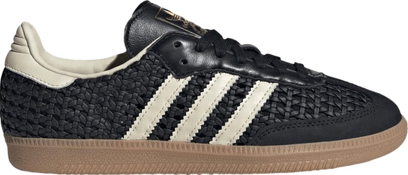 Adidas Samba OG Basketweave 'Black Cream White' (Women's)