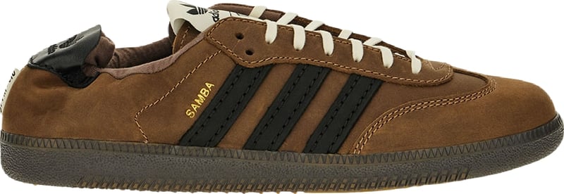 Adidas Brown leather Samba OG SFTM sneakers