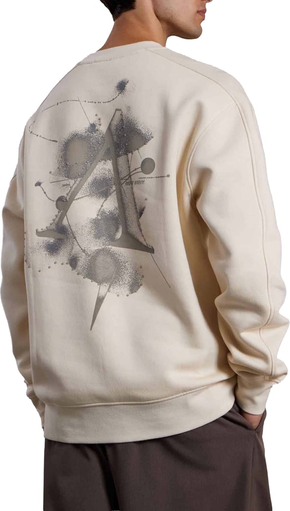 Dane Sweater White Cap Grey