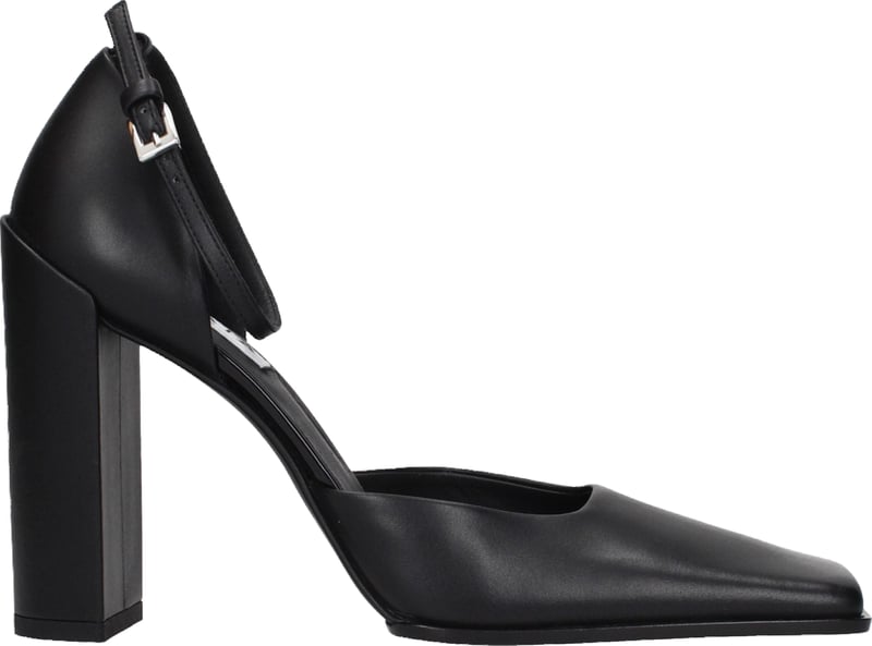 Alaïa Black Leather High Heel Pumps