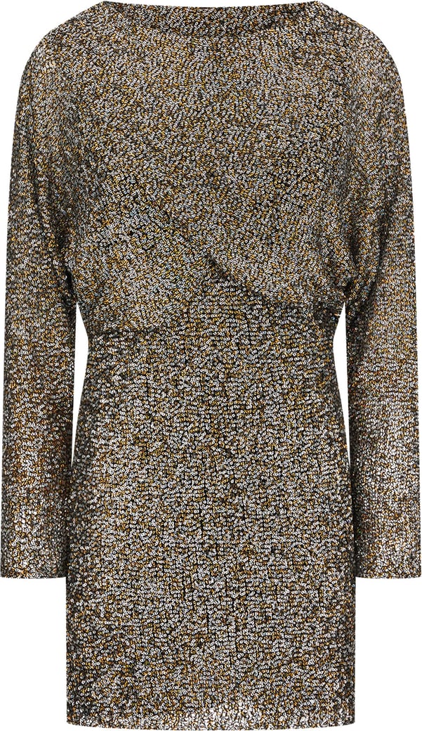 Alberta Ferretti Embellished polyester dress