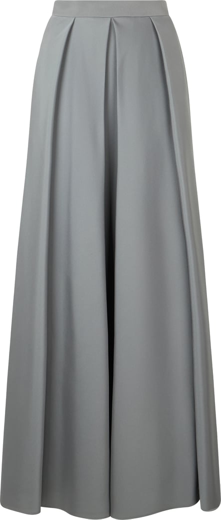 Long elegant gray skirt, comfort and style assured