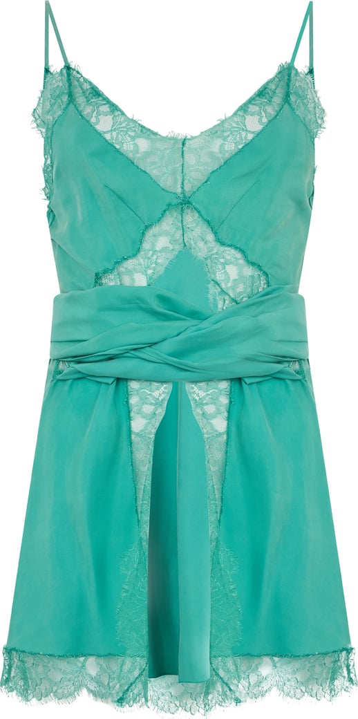 Dress with thin straps