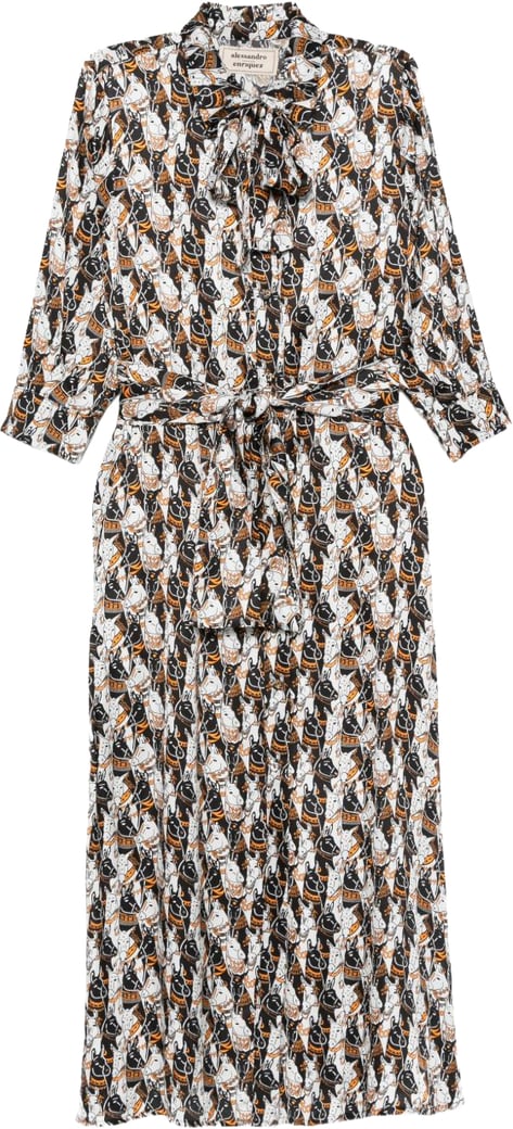 Alessandro Enriquez Printed Shirtdress