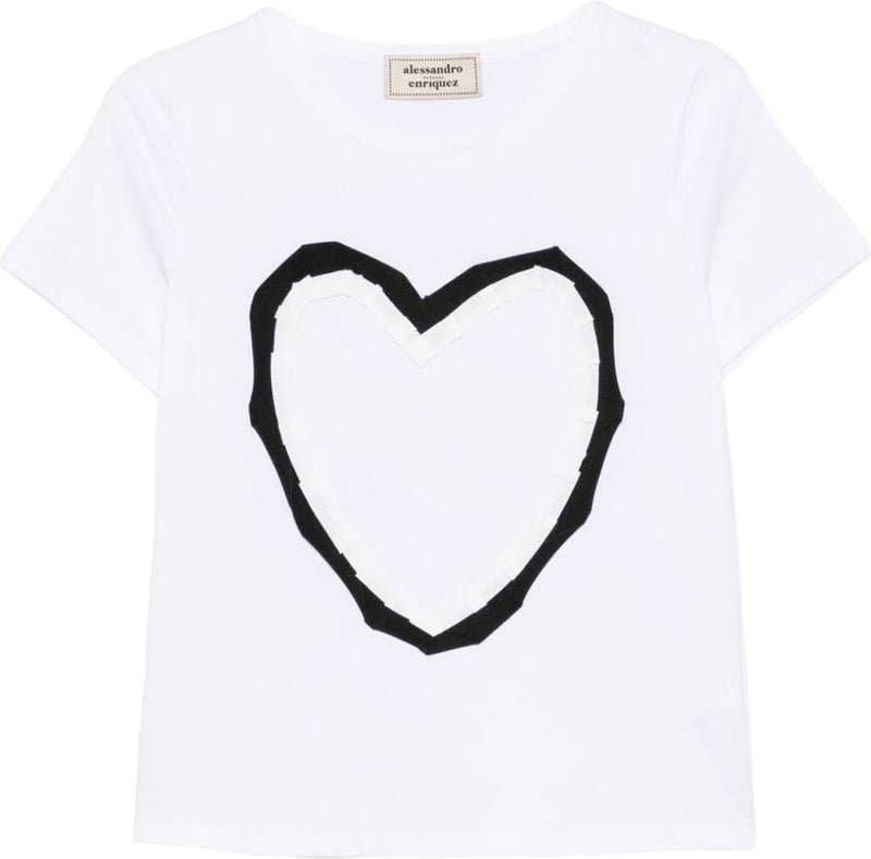 Alessandro Enriquez Printed cotton t-shirt