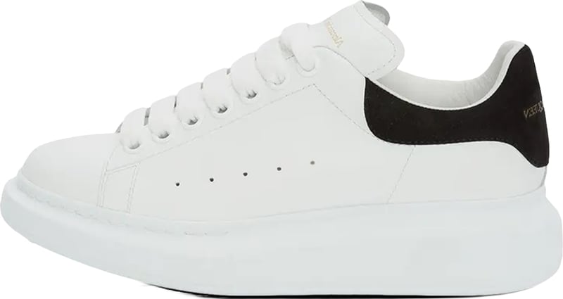 Alexander McQueen Oversized Sneaker 'White Black' 2025 (W)