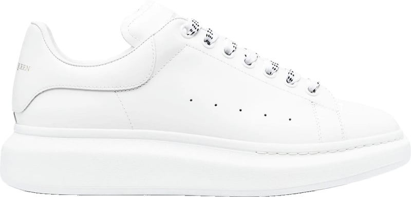 Alexander McQueen Men's Oversized Sneakers Full White