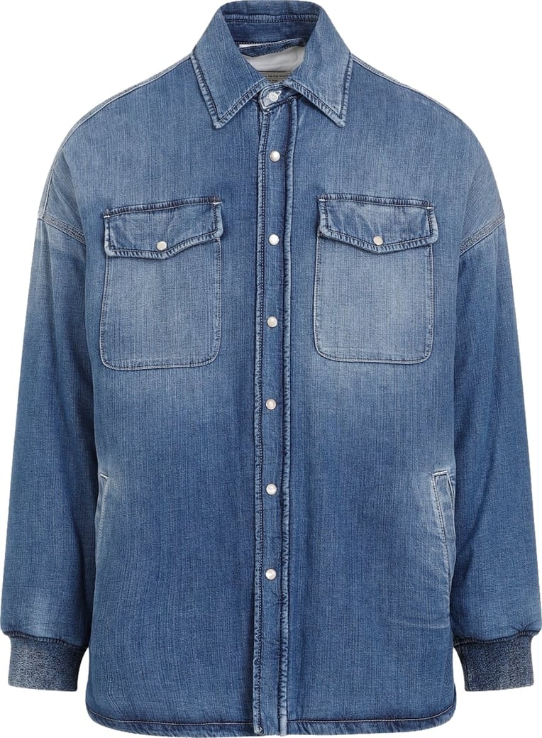Alexander Mcqueen Quilted Denim Shirt
