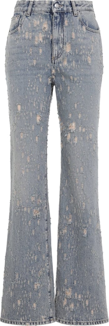 Alexander Mcqueen Distressed Flared Jeans