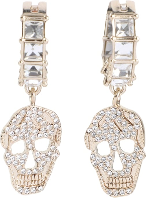 Alexander Mcqueen Pavè Skull Earrings